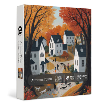 Autumn Town Jigsaw Puzzles 1000 Pieces